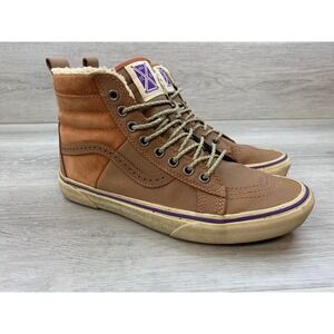 Vans Sk8-Hi MTE Hana Women's Brown Sneakers Leather 9 Suede High Top Shoes